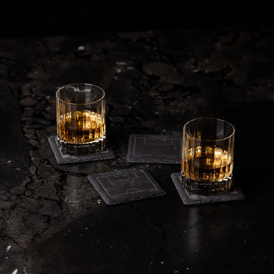 Soccer's Greatest Goals: Slate Coasters