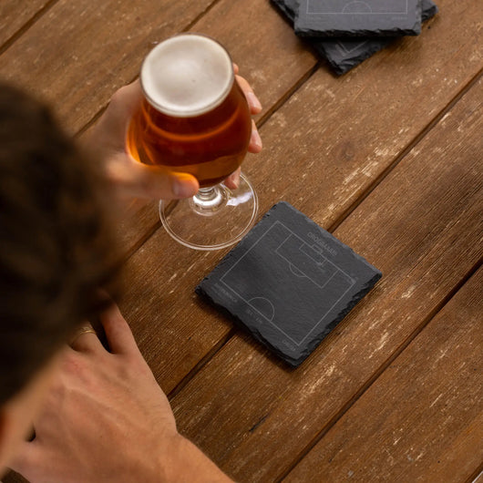Soccer's Greatest Goals: Slate Coasters