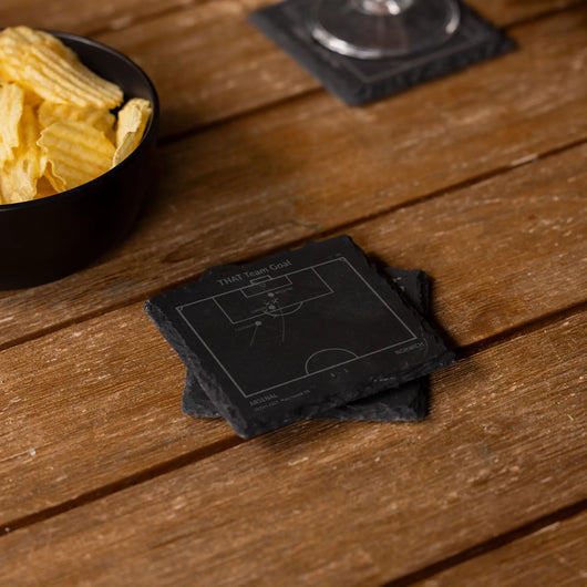 Soccer's Greatest Goals: Slate Coasters
