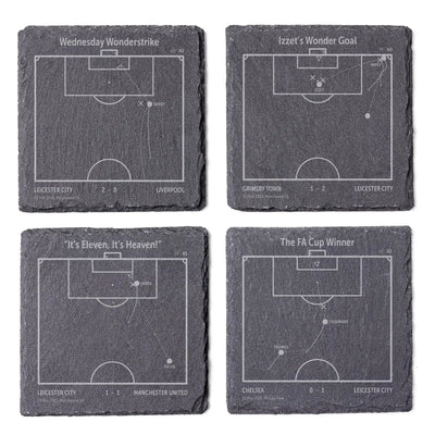 Soccer's Greatest Goals: Slate Coasters