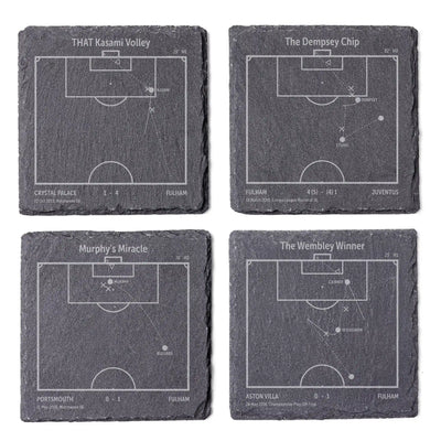 Soccer's Greatest Goals: Slate Coasters