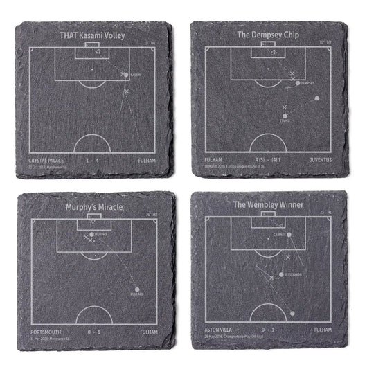 Soccer's Greatest Goals: Slate Coasters