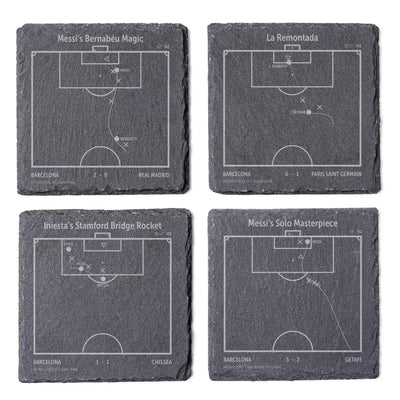 Soccer's Greatest Goals: Slate Coasters