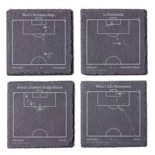 Soccer's Greatest Goals: Slate Coasters