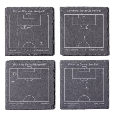 Soccer's Greatest Goals: Slate Coasters