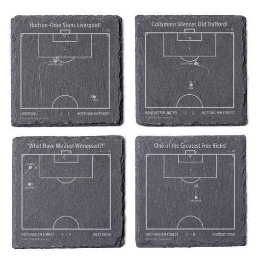 Soccer's Greatest Goals: Slate Coasters