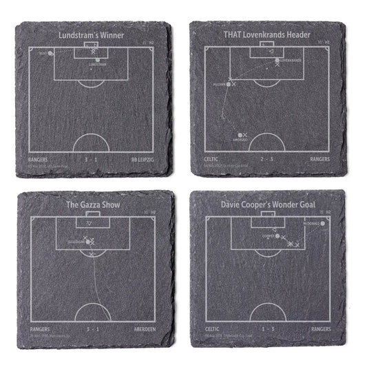 Soccer's Greatest Goals: Slate Coasters