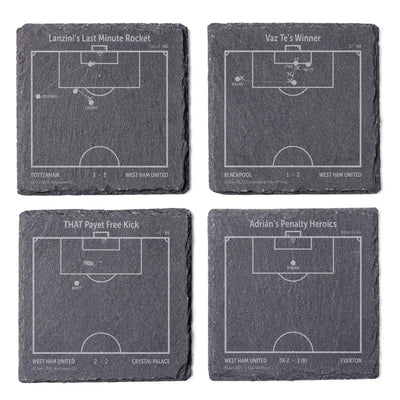 Soccer's Greatest Goals: Slate Coasters