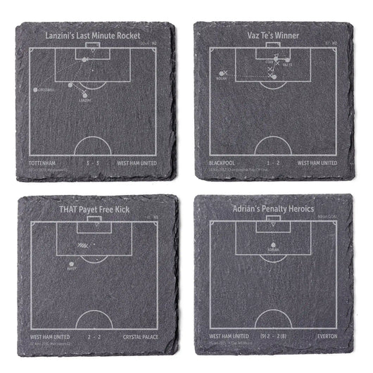 Soccer's Greatest Goals: Slate Coasters