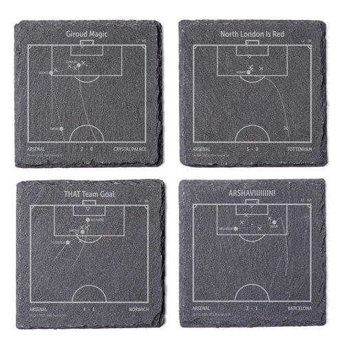 Football's Greatest Goals: Slate Coasters