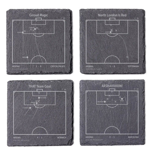 Soccer's Greatest Goals: Slate Coasters