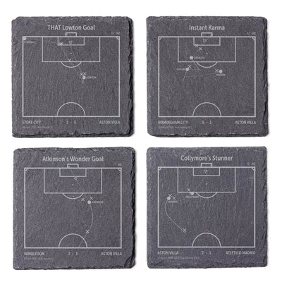 Soccer's Greatest Goals: Slate Coasters