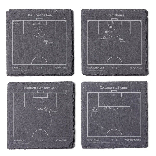Soccer's Greatest Goals: Slate Coasters