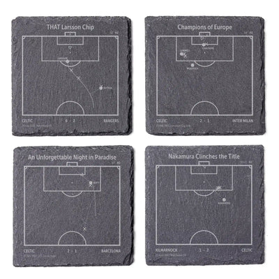 Soccer's Greatest Goals: Slate Coasters