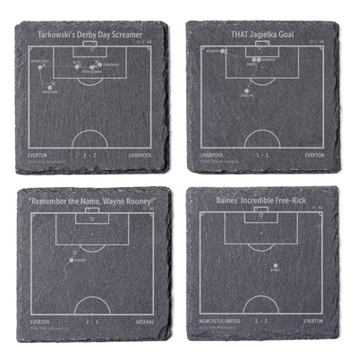 Soccer's Greatest Goals: Slate Coasters