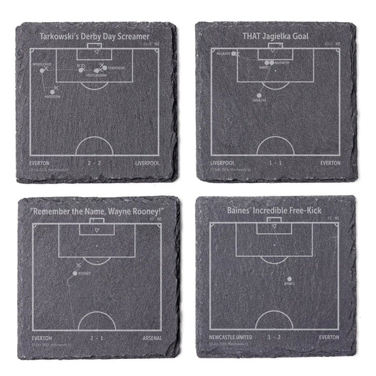 Soccer's Greatest Goals: Slate Coasters