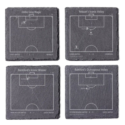 Soccer's Greatest Goals: Slate Coasters