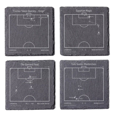 Soccer's Greatest Goals: Slate Coasters
