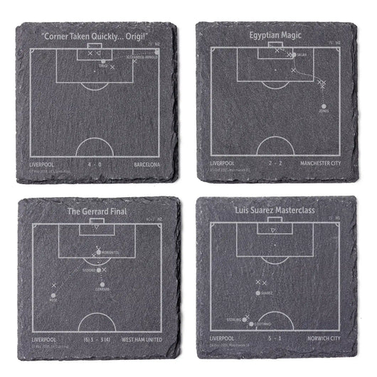 Soccer's Greatest Goals: Slate Coasters