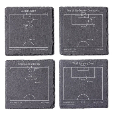 Soccer's Greatest Goals: Slate Coasters