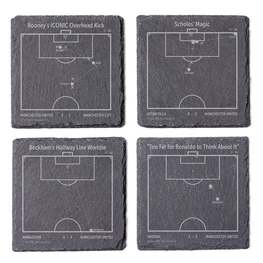 Soccer's Greatest Goals: Slate Coasters