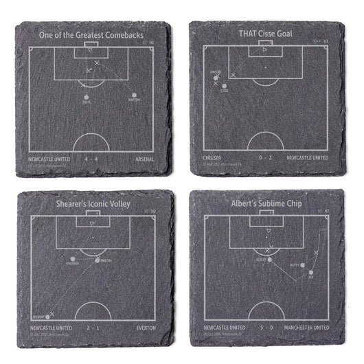 Soccer's Greatest Goals: Slate Coasters