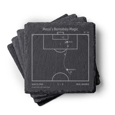 Soccer's Greatest Goals: Slate Coasters