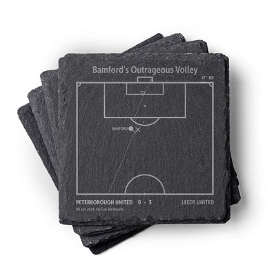 Soccer's Greatest Goals: Slate Coasters