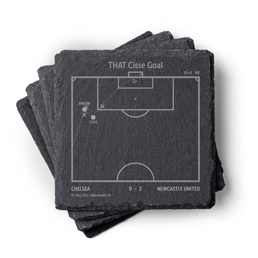 Soccer's Greatest Goals: Slate Coasters