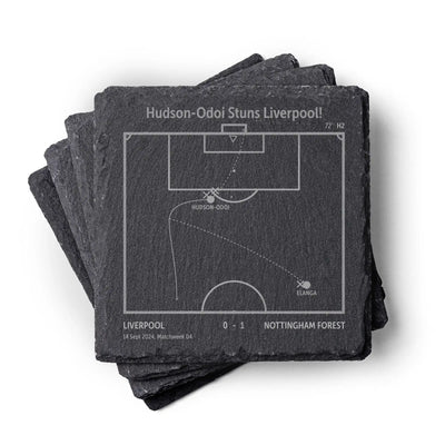 Soccer's Greatest Goals: Slate Coasters