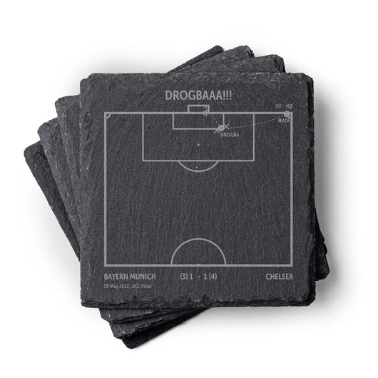 Soccer's Greatest Goals: Slate Coasters