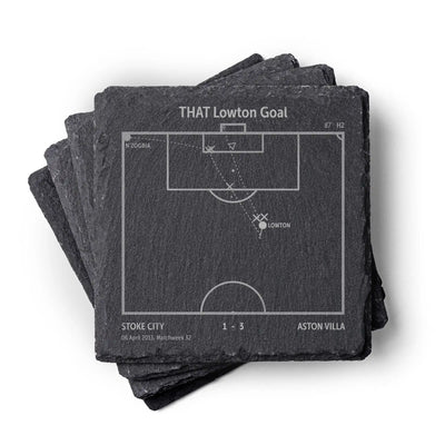 Soccer's Greatest Goals: Slate Coasters