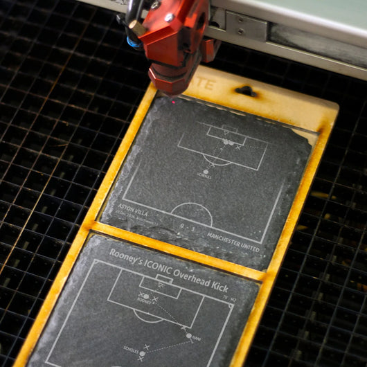 Soccer's Greatest Goals: Slate Coasters